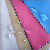 Water-proof taffeta fabrics are used for tents, umbrella, sleeping bags and car-cover