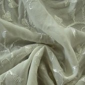 100% polyester embroidery chiffon fabrics