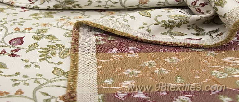 polyester Jacquard Brocade Damask Fabrics