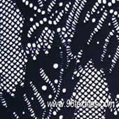 100% cotton or Polyester Spandex Crochet Jacquard Fabric for women's wear, table cloth or decors