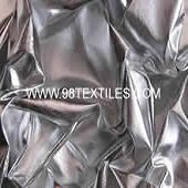 coated silver fabric