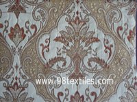 Jacquard fabrics made of artifical polyester fiber or natural cotton fiber for upholstery