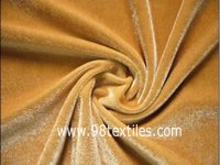 Knitted velvet fabrics made of artifical polyester fiber