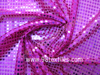 Decorative fabrics of paillette fabric